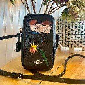 Coach Basquiat North/South Crossbody bag purse